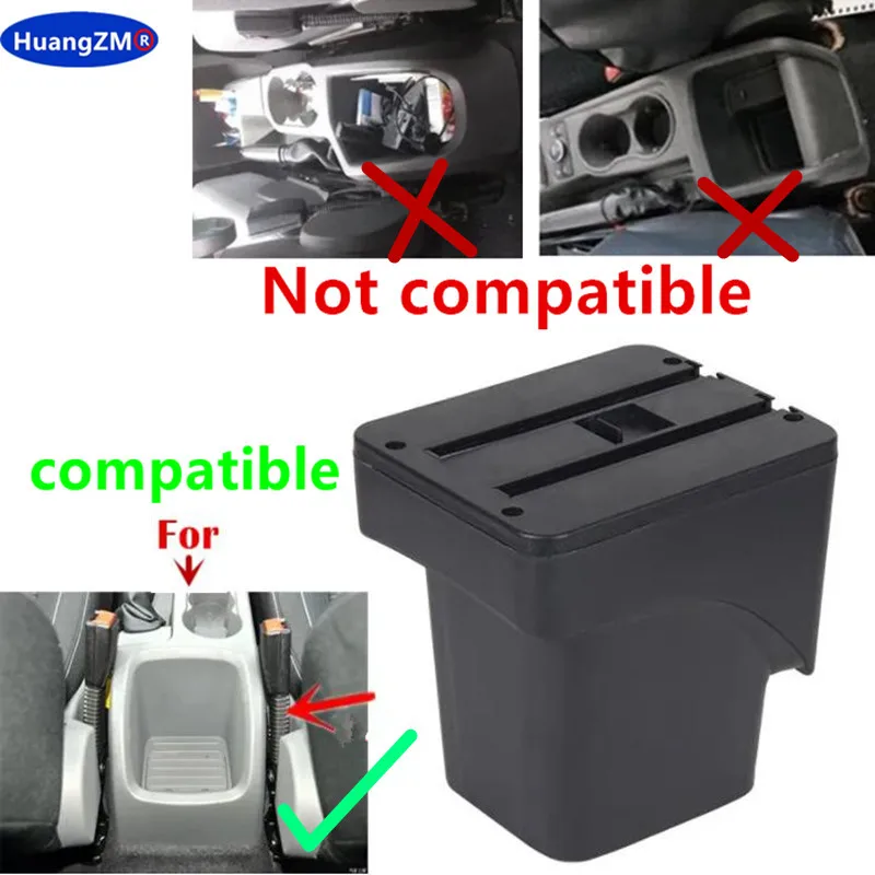 For Ford Focus 2 armrest box For Ford Focus 2 Mk2 2005 2006 2007 2008 2009 2010 2011 Car Armrest Box Storage box car accessories