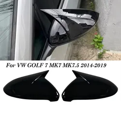 Car Side Wing Rearview Mirror Shell for VW Golf 7 MK7 7.5 GTI GTD GTE R 2014-2021 Rearview Mirror Cover Trim Auto Accessories
