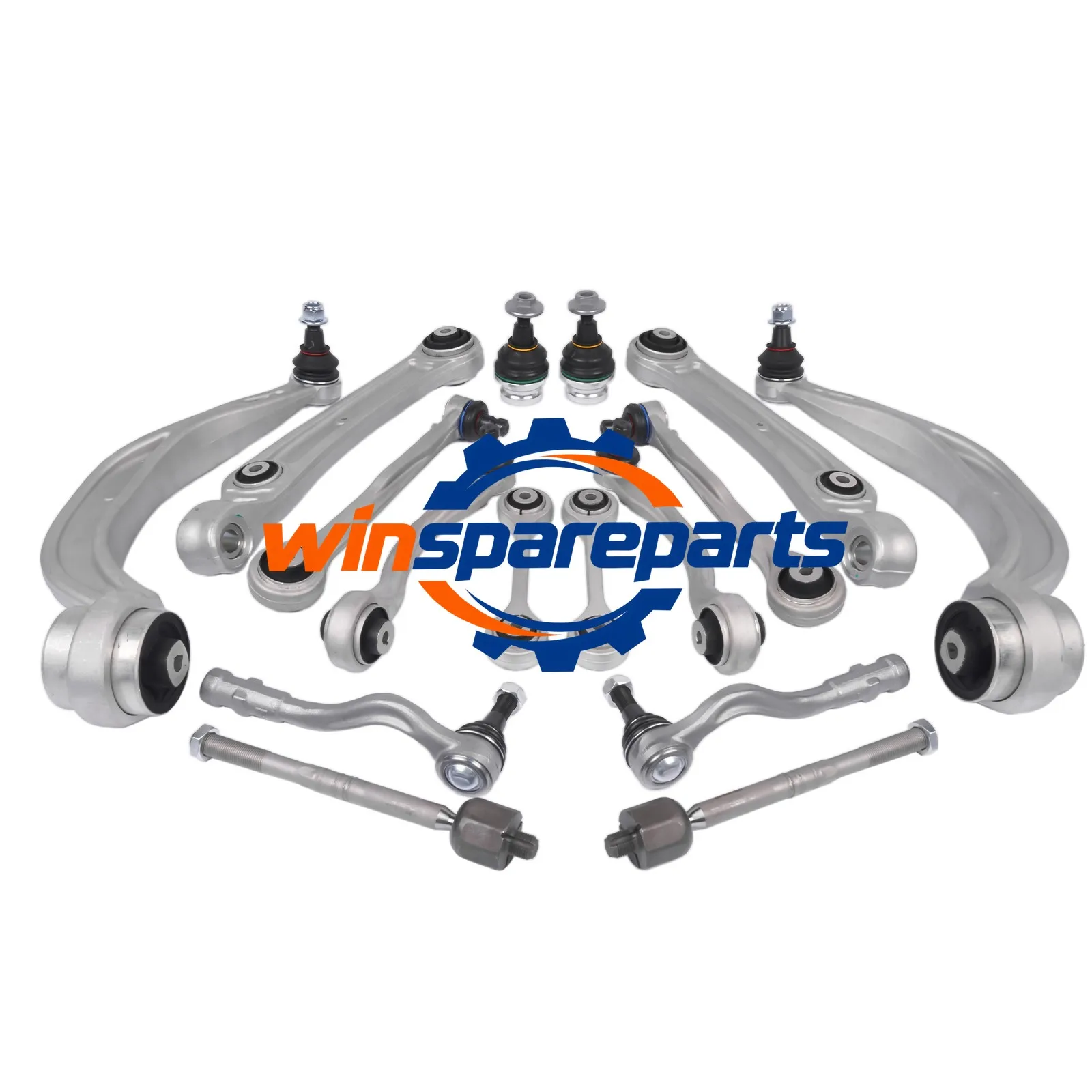 16pcs Front Suspension Control Arm Kit For 2018-2025 Audi Q5 A6 A7 RS6 RS7