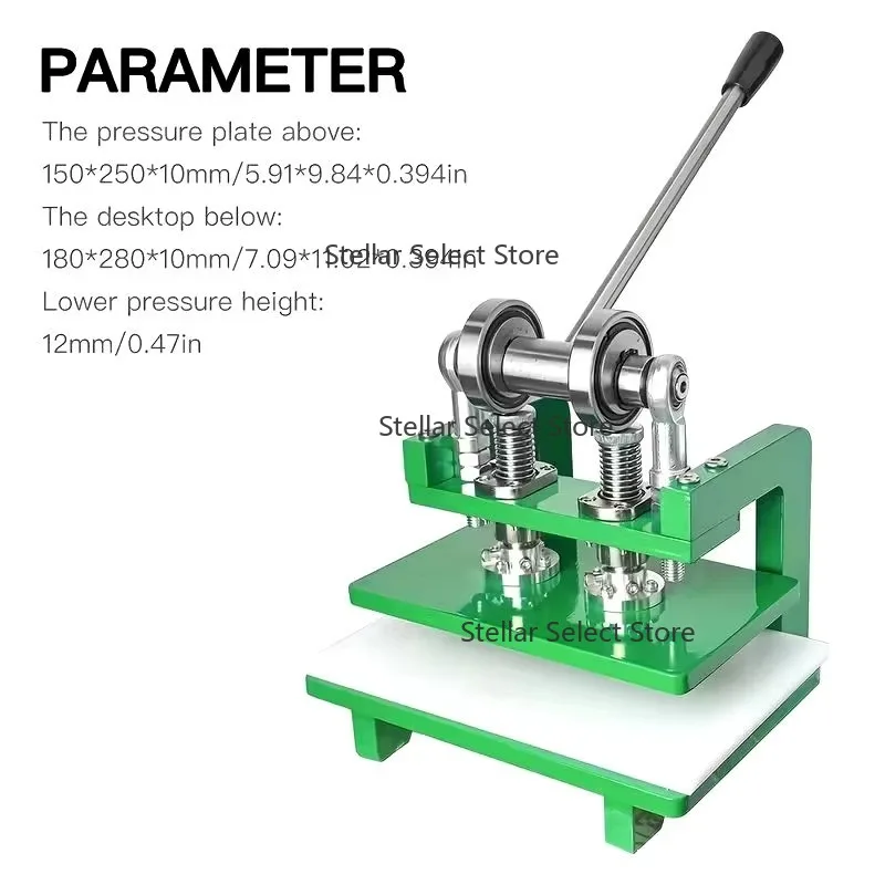 New Manual Die Cutting Machine Blade Mold Punching Small Leather Fabric Sample Special Cutting Machine