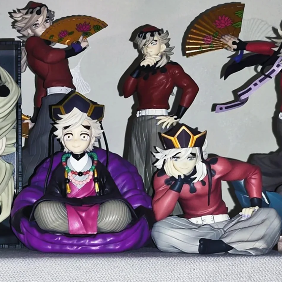 Official Demon Slayer Kimetsu No Yaiba Anime Figure High-Quality Character Model Douma Collectible Statue PVC Gift for Fans