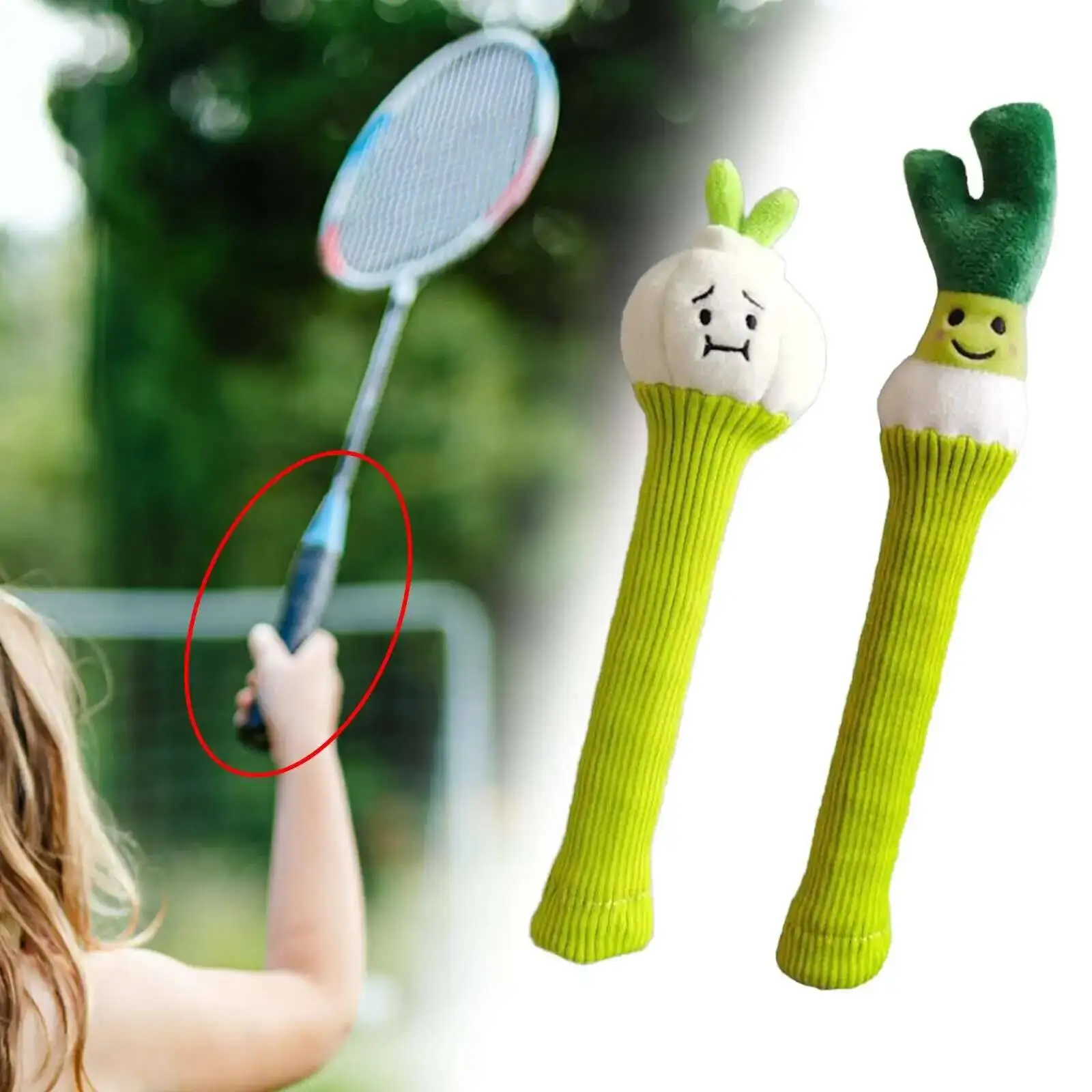 

Racket Handle Cover Plush Doll Sweat Absorption Badminton Overgrip