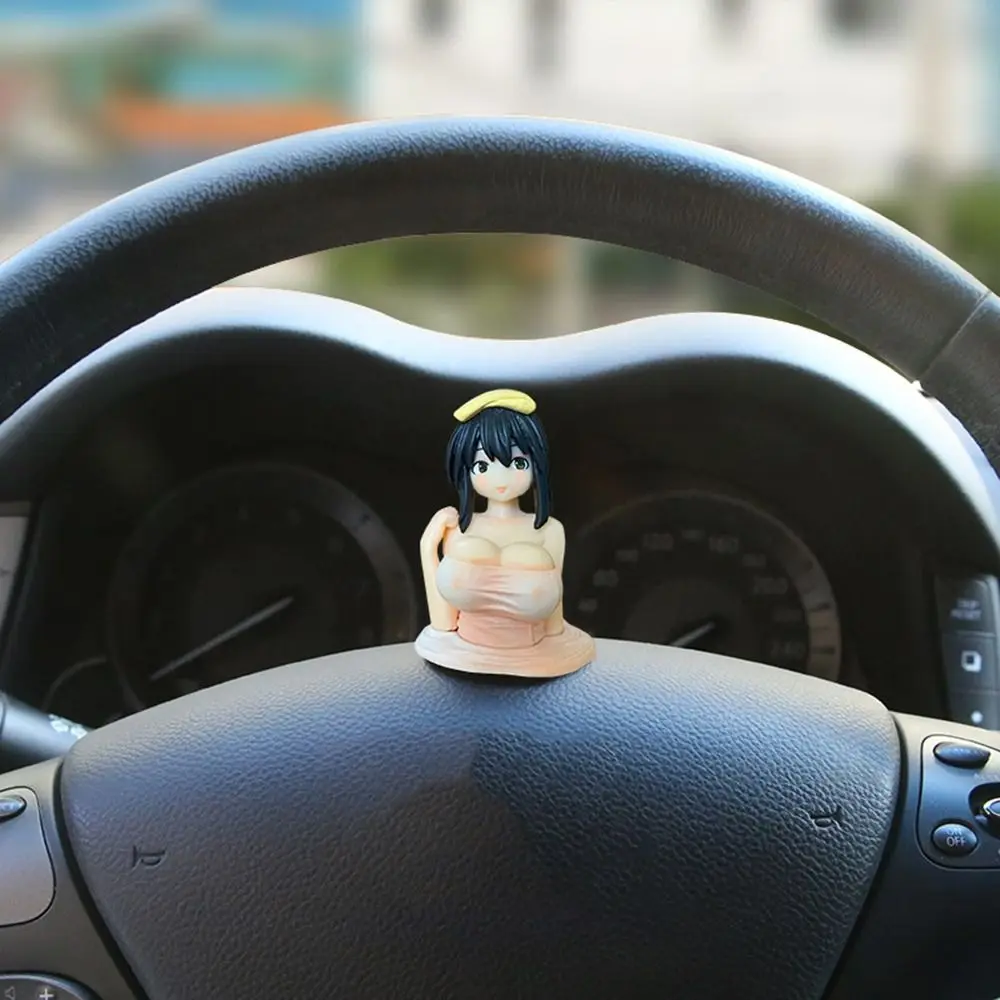 Gift Ornament Girl Model Car Decor Puppet Sexy Figure Model Chest Shaking