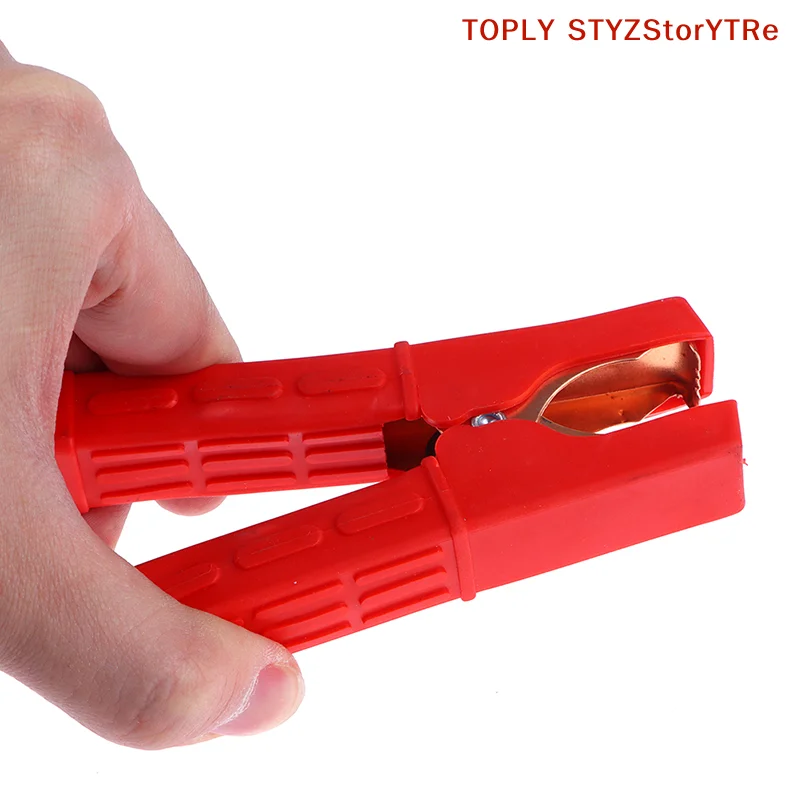 2Pcs 200A Crocodile Alligator Clips Car Battery Insulated Clip Clamp Connector for Jumper Cables Boost