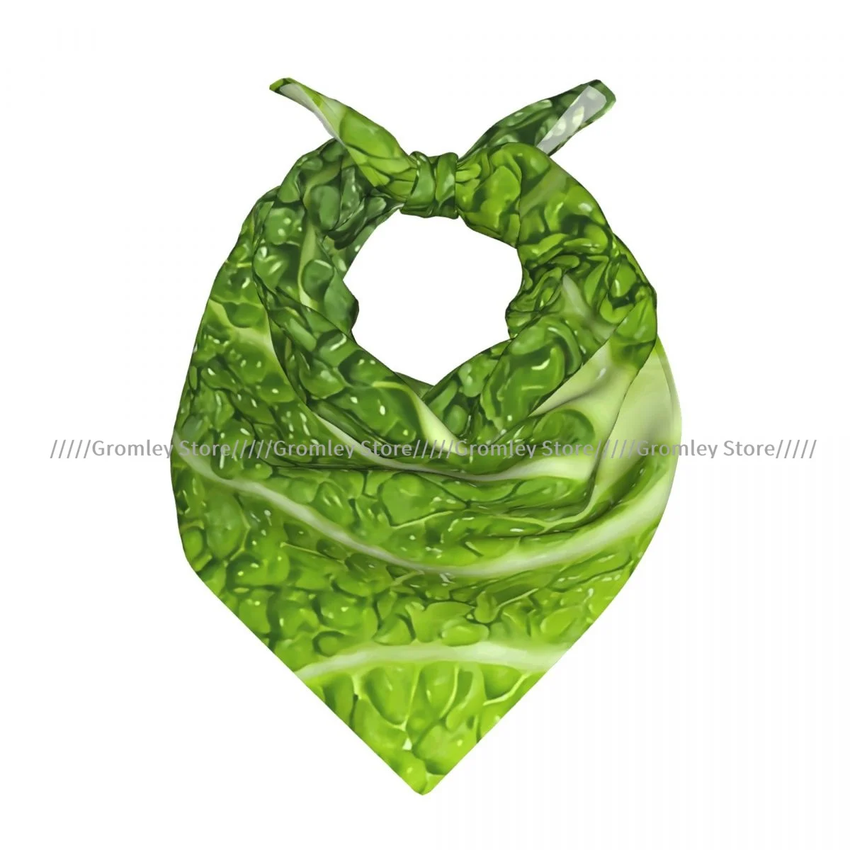 

Fresh Cabbage Leaf Texture Square Towel Multifunctional Neck Scarf Hair Bandana