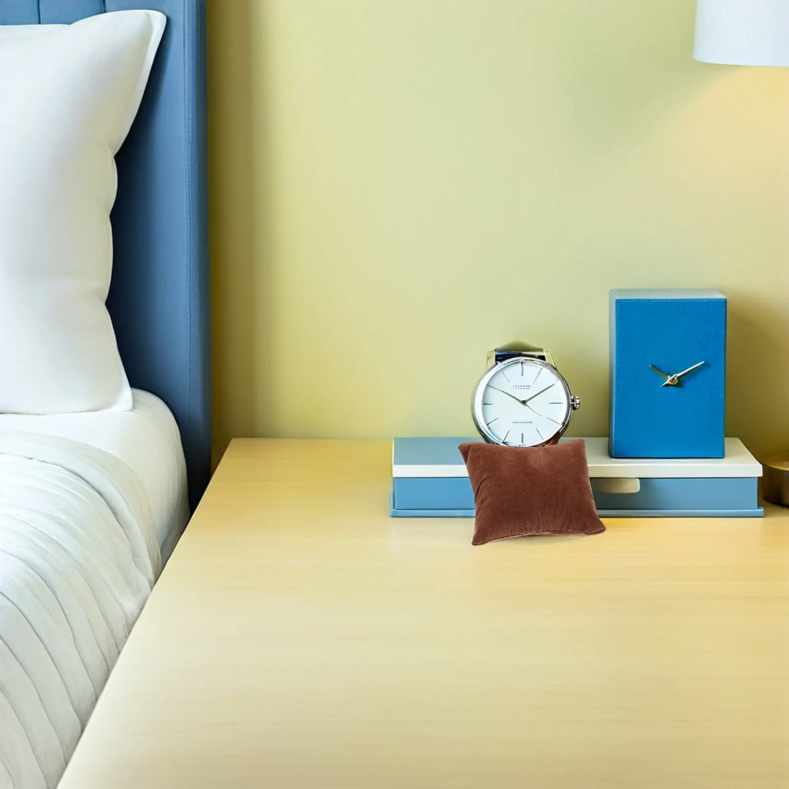 

30Pcs Watch Organizer Pillows Brown Small Soft Cushion Jewelry Display Bracelets Box Pillow Inserts Jewelry Storage