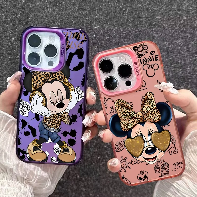 Casing Ponsel Kartun Minnie Mouse Untuk Huawei Honor X6B X7B X8A X9C Smart 90 50 70 200 400 Pro Lite P30 P40 Pro Hard IMD Cover