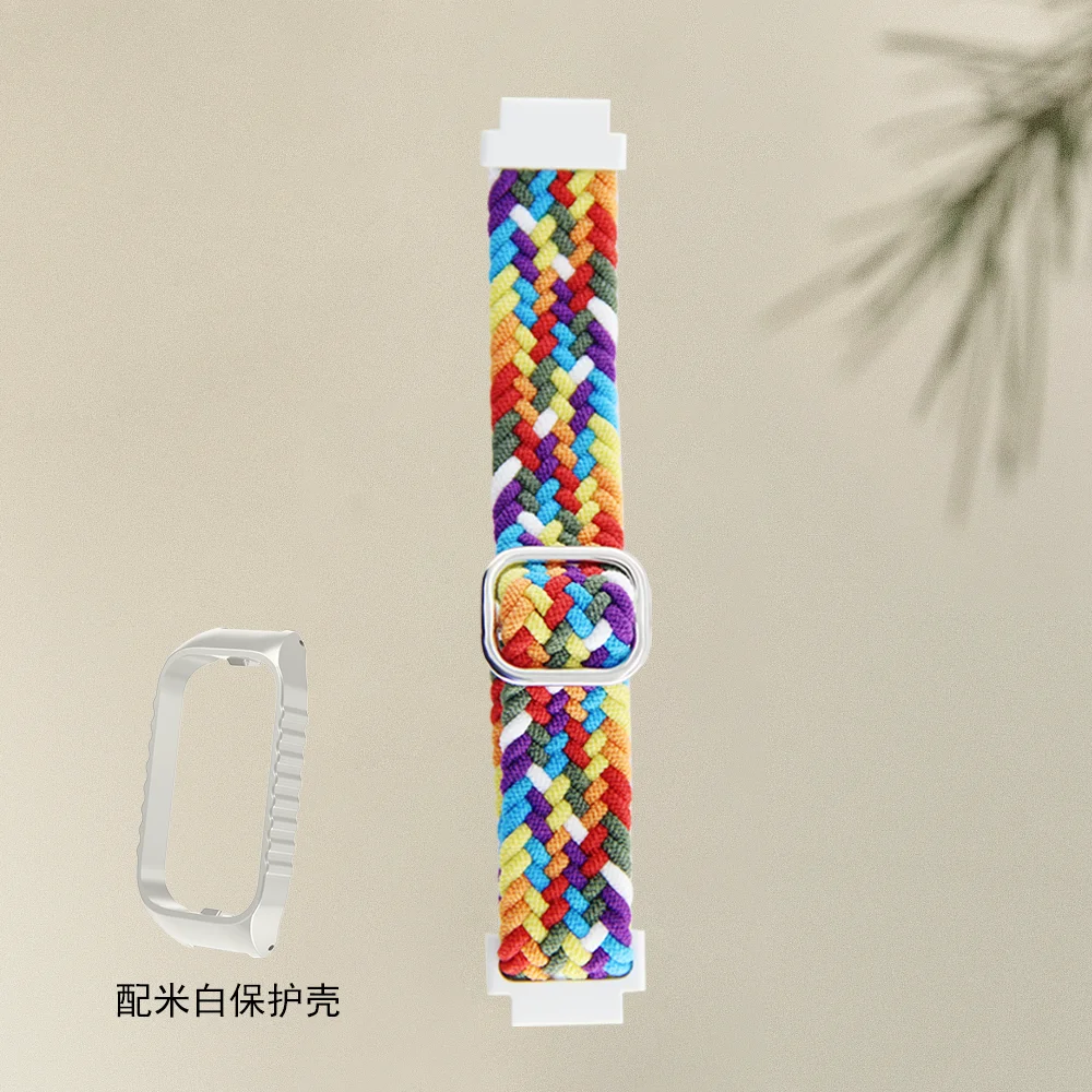 

Return Braided Slide Buckle Strap For Redmi Band 2 Quick Release Breathable Nylon Replacement Sport Smart Watch Band Men Women