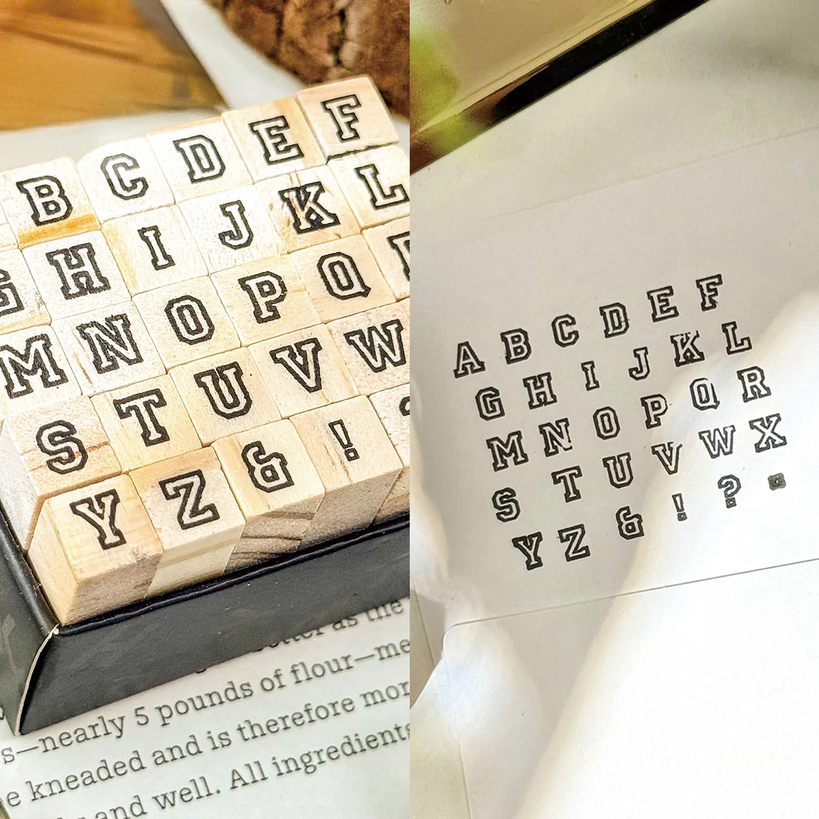 Creative Alphabet Wood Stamps  - Art Craft Show recension och pris