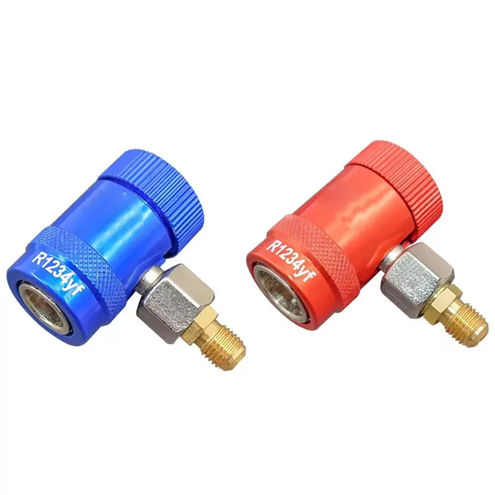 R1234yf A/C Refrigerant Quick Connect Coupler for Land Rover Range Rover Evoque Jaguar Bentley AC Charging Tool