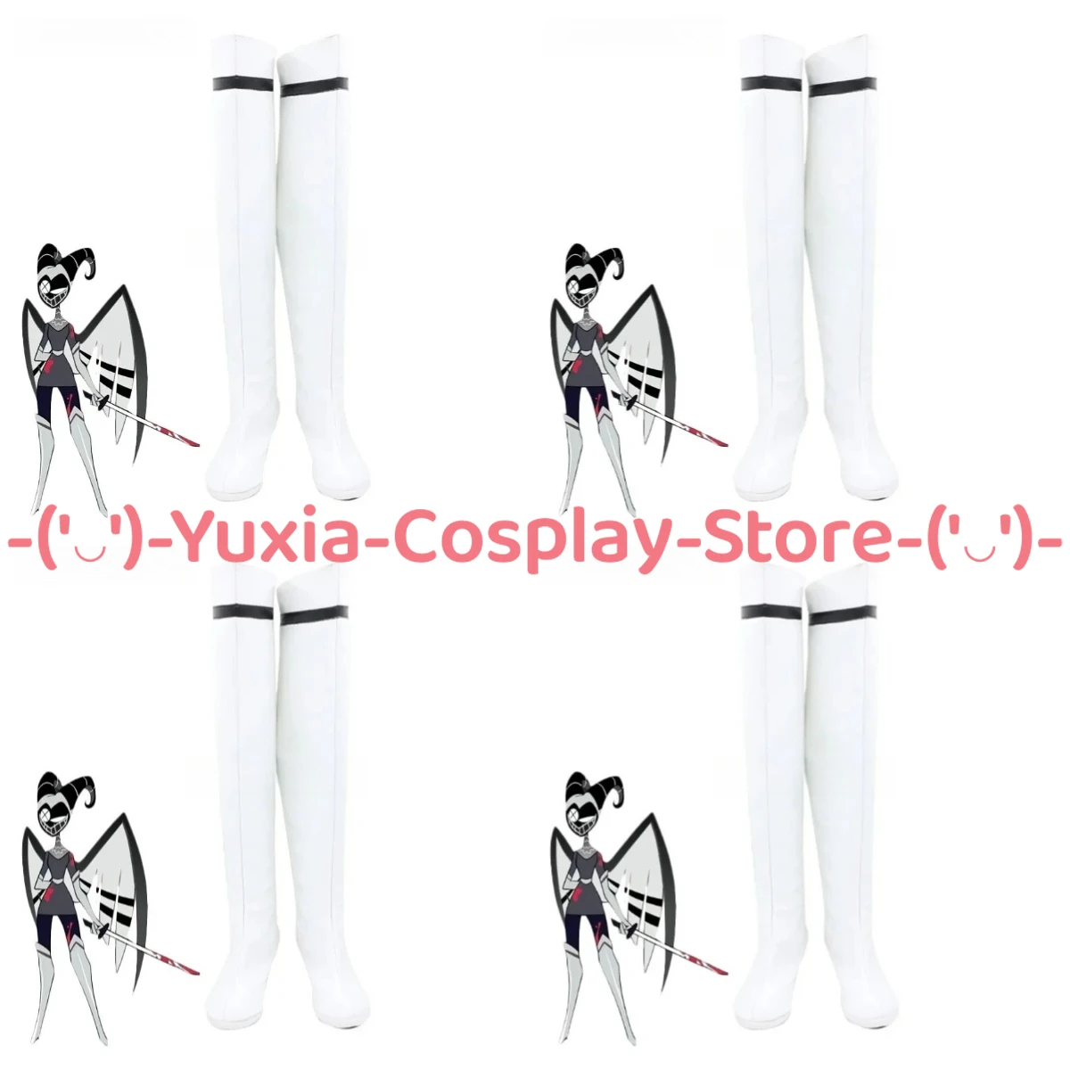 

Yuxiacosplay! Fire Emblem Lute Cosplay Shoes Anime Game Character Prop PU Leather Boots Halloween Carnival Party Costume