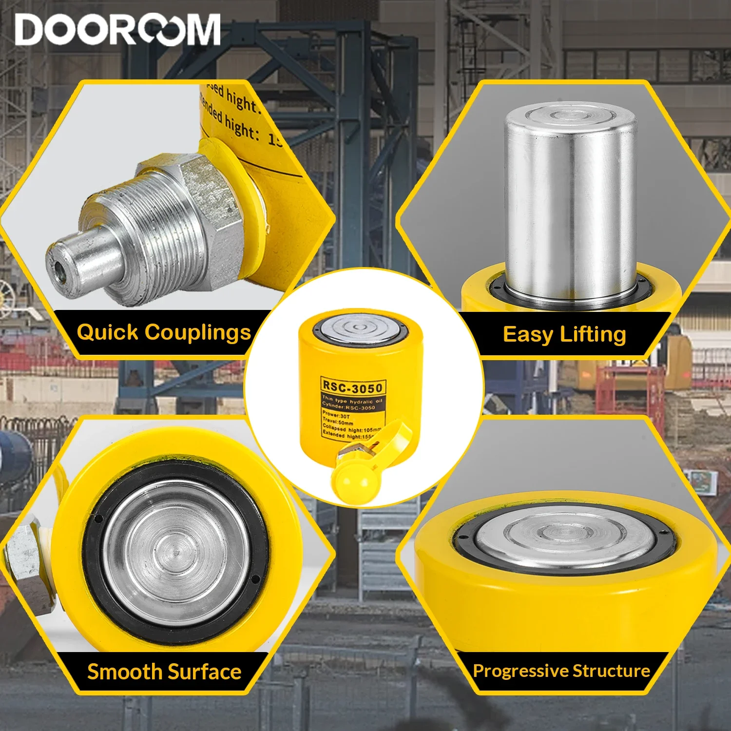 DOOROOM Universal Hydraulic Press Jack Tools with Hands Hydraulic Pump CP700 Hydraulic Cylinder Herramientas Prensa Hidráulica