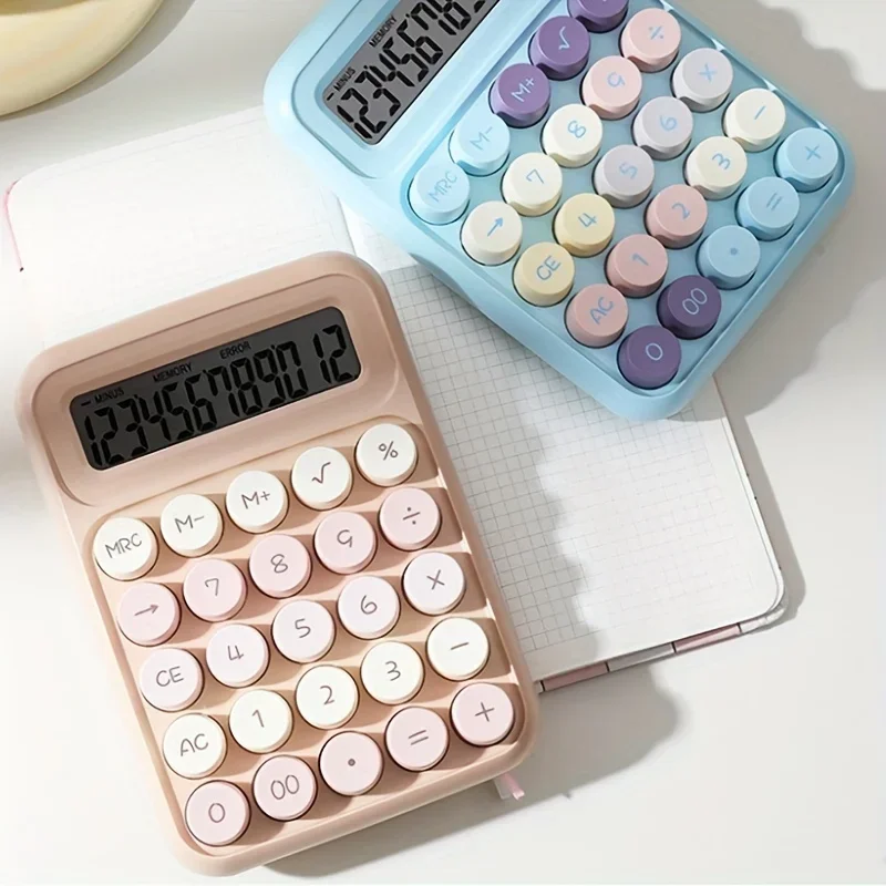 

Dopamine Calculator Student Portable Mechanical Keyboard 10-digit Calculator Exam Accounting Calculator