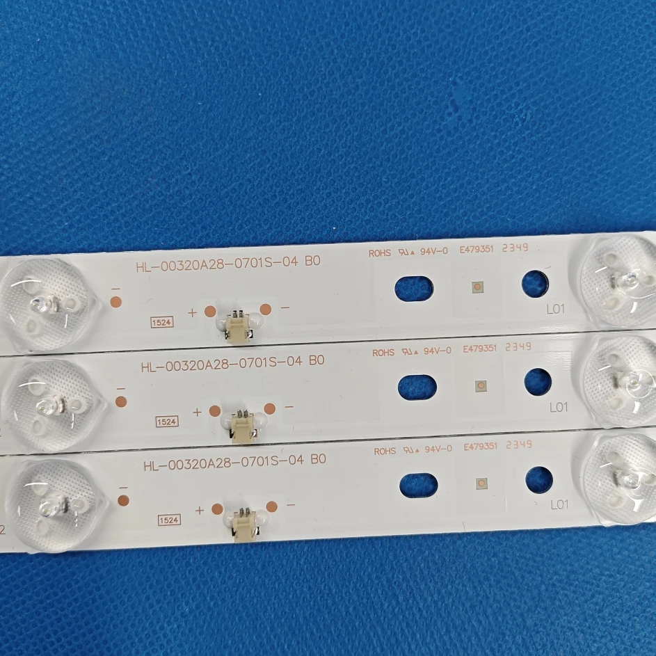 TV's LED Backlight Strips For DOFFLER 32BH15-T2 32CH15-T2 LED TV Bars HL-00320A28-0701S-04 B0 Bands Rulers ZDCX32D07-ZC14FG-05