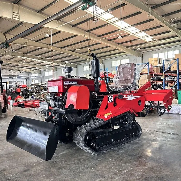 Farm Cultivator Rotary Tiller Agricultural Mini Crawler Tractor for Sale for Farm view 2