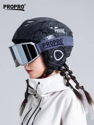 PROPRO Light Ski Helmet With Safety professional Ski Snowboard motorcycle Integrally-Molded Skiing Snow Husband Men Women