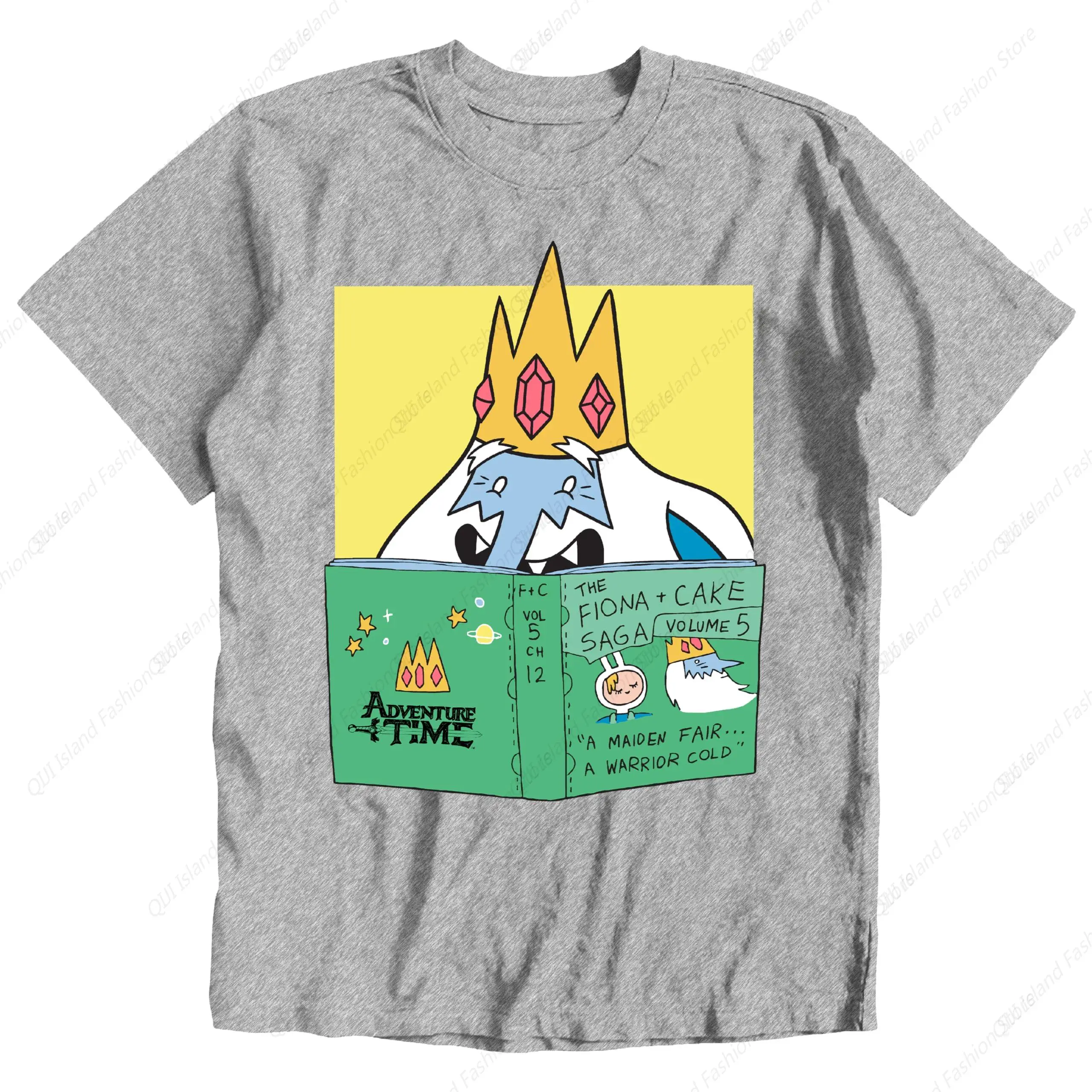 Adventure Time Ice King Book Men’s and Women’s Short Sleeve T-Shirt