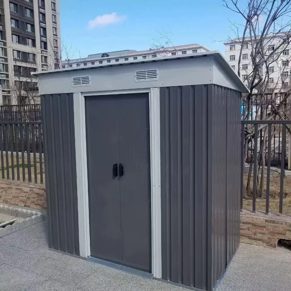 kb-China OEM Eco-Friendly Aluminum Storage Sheds-Easily Assembled All Season Outdoor Prefabricated Garden Storage#