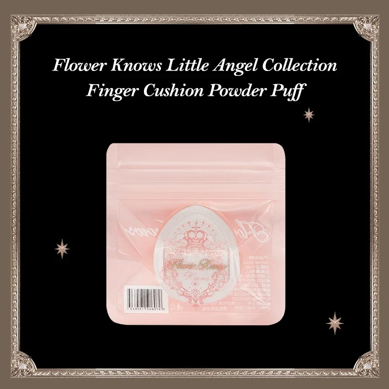 Flower sa Mini Finger Powder Puff Makeup Powder Puff Loose Super Soft Finger Cushion Powder Puff