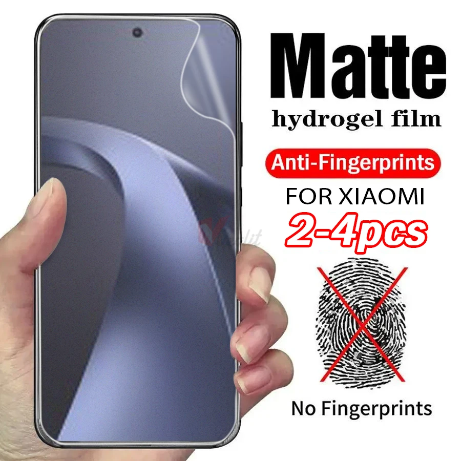

2-4pcs Anti-Glare Matte Hydrogel Soft Film for Xiaomi 17t Pro Frosted Screen Protector for Xiaomi 17 Pro Max Film not glass