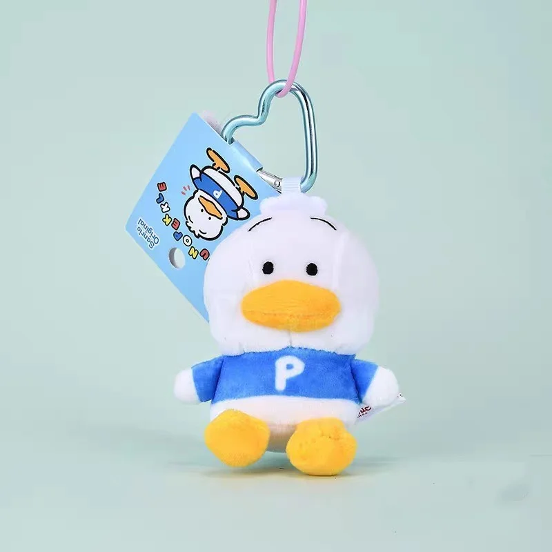 Sanrio Pekkle Classic Style Plush Keychain Car Key Pendant Backpack Itabag Decoration Accessories Desktop Trinket Birthday Gifts