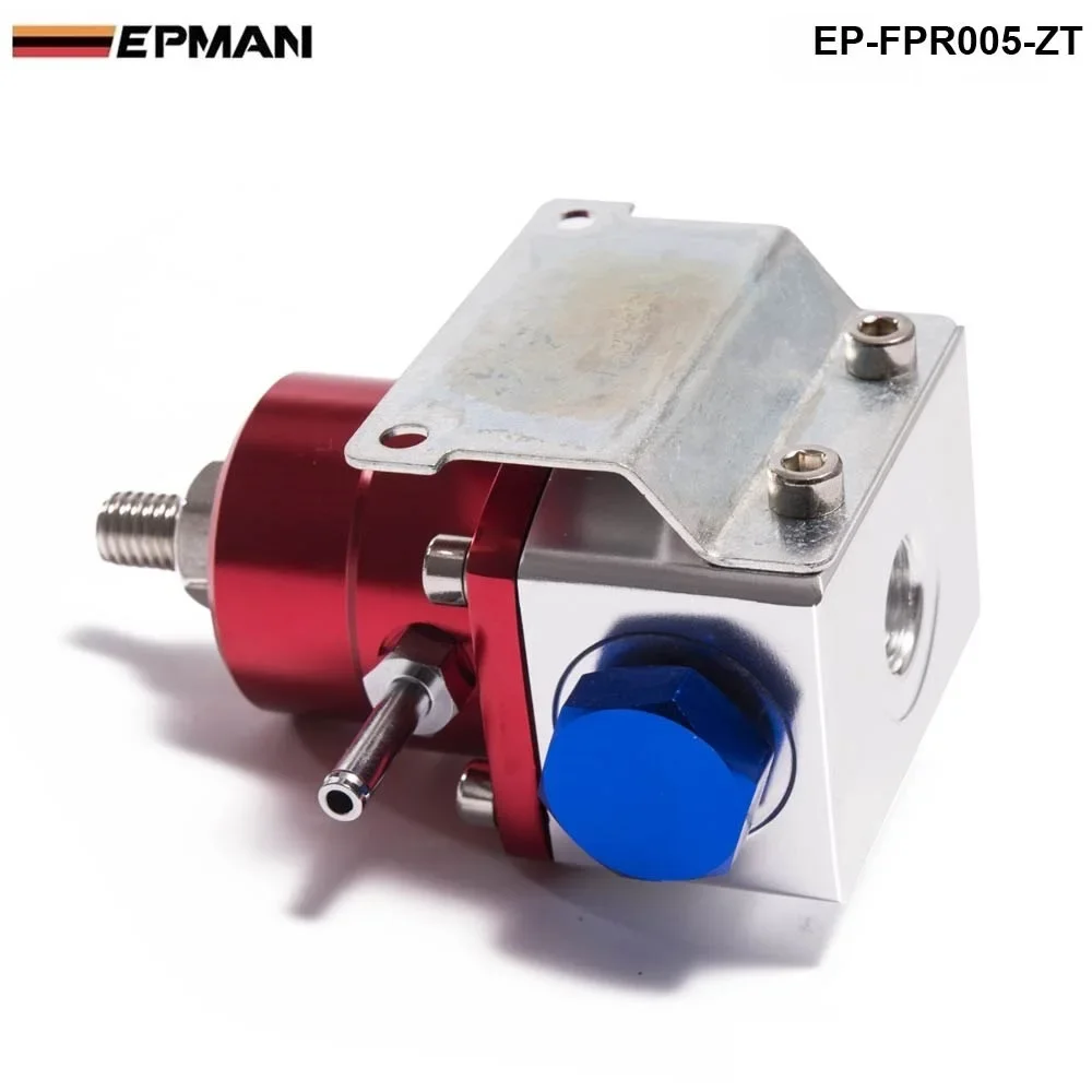 EPMAN Adjustable 0-150 PSI Fuel Pressure Regulator Injected Bypass (With Gauge /No with ) For BMW E36 325 328 M3 EP-FPR005-ZTGA