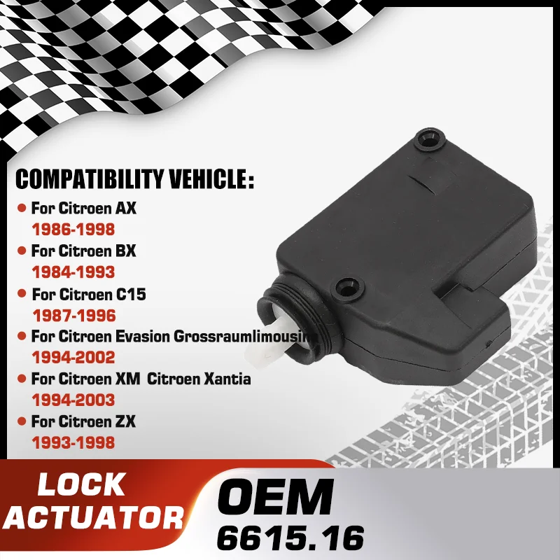 

Car Tailgate Door Lock Actuator Rear Tailgate Latch For Citroen AX Citroen BX Citroen C15 Citroen XM Citroen Xantia Citroen ZX