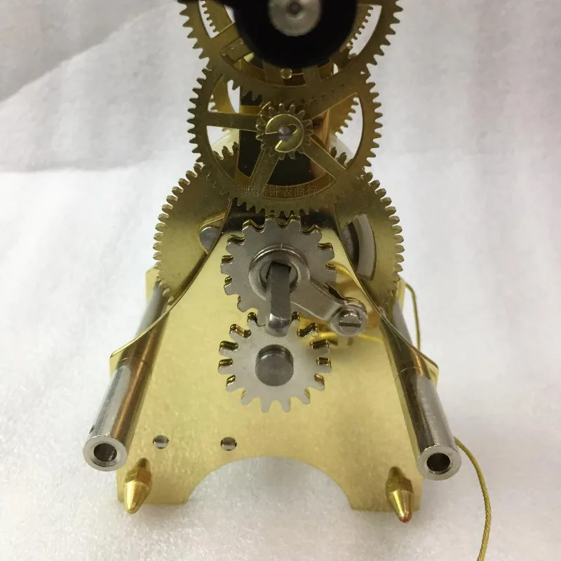 Mechanical pull rope Heavy hammer zipper Perspective floor clock All copper movement Ringing clock Perspective clock 106