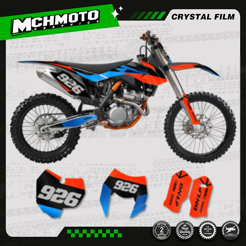 

MCHMFG Full Graphics Decal Stickers For KTM SX SXF 2013 2014 2015 EXC EXC-F 125 250 300 350 450 2014 2015 2016 -001