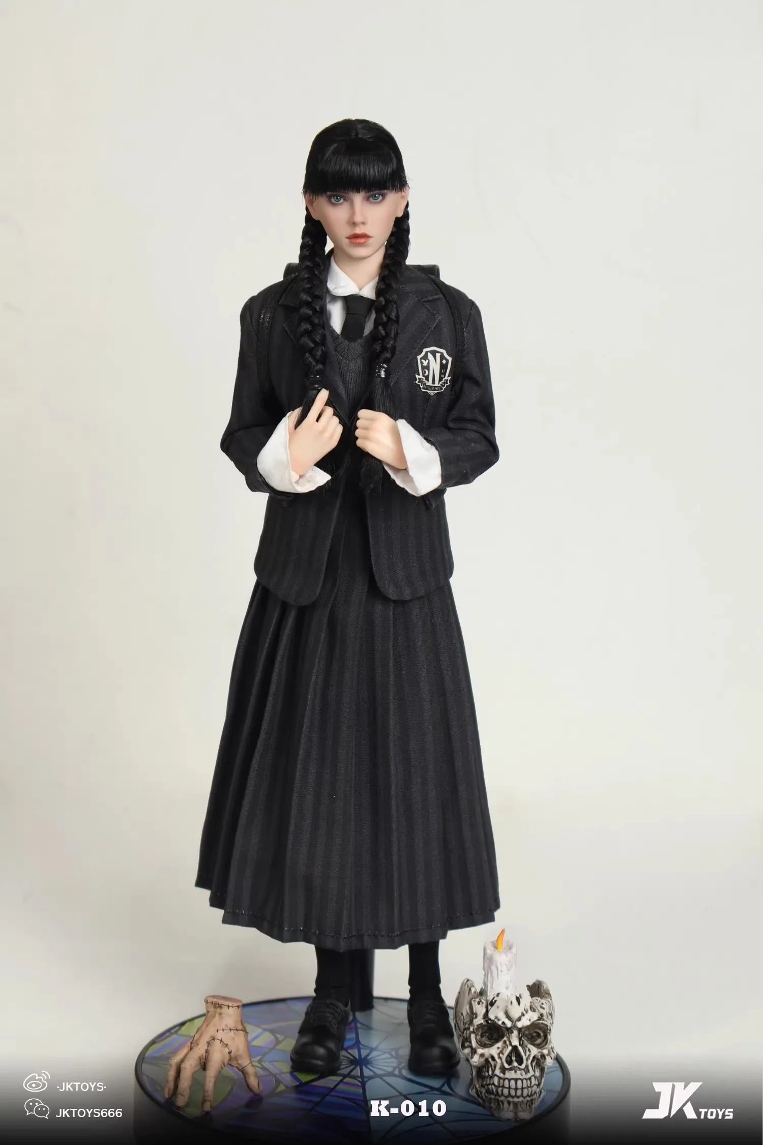 

JKTOYS K-010 1/6 Soldier Shadow Girl Movable-Eye Full Set 12'' Action Figure Model Toy In Stock