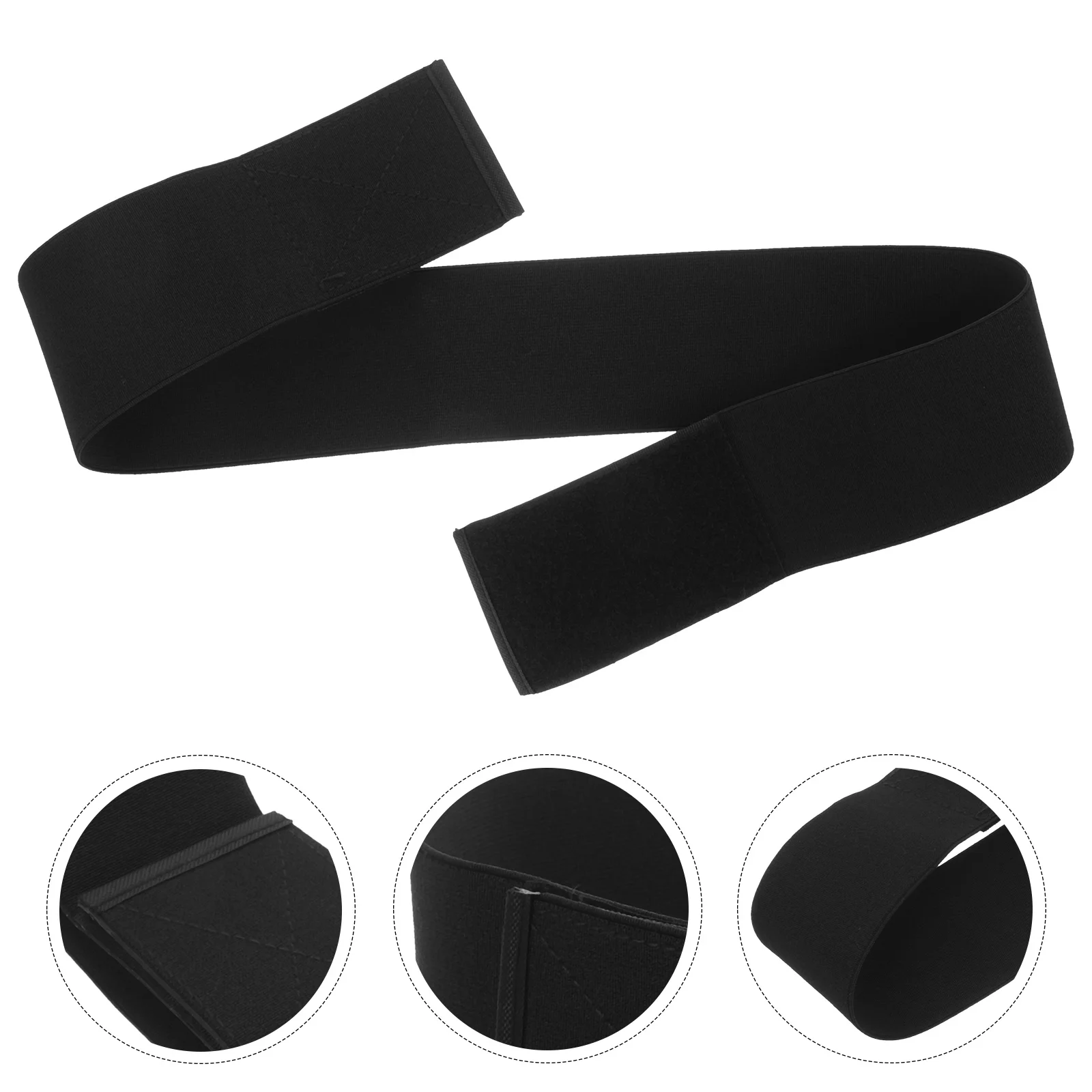 Women'S Crop Tuck Adjustable Belt Black Elastic Waistband For Shirts Sweaters Tops Closure Design Clothes Band