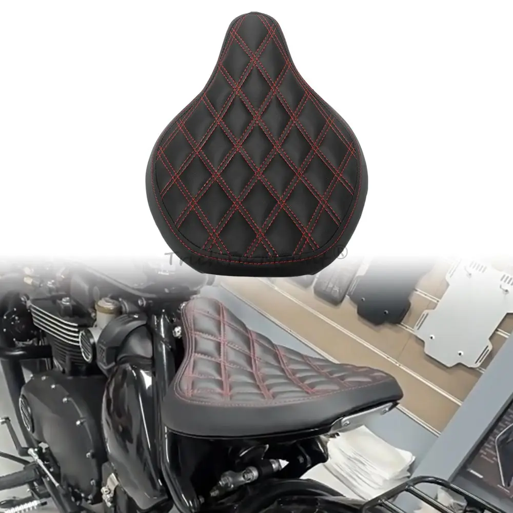 

Motorcycle Front Driver Solo Seat compatible For Triumph Bonneville Bobber 2017 2018 2019 2020 2021 2022 2023 2024 2025