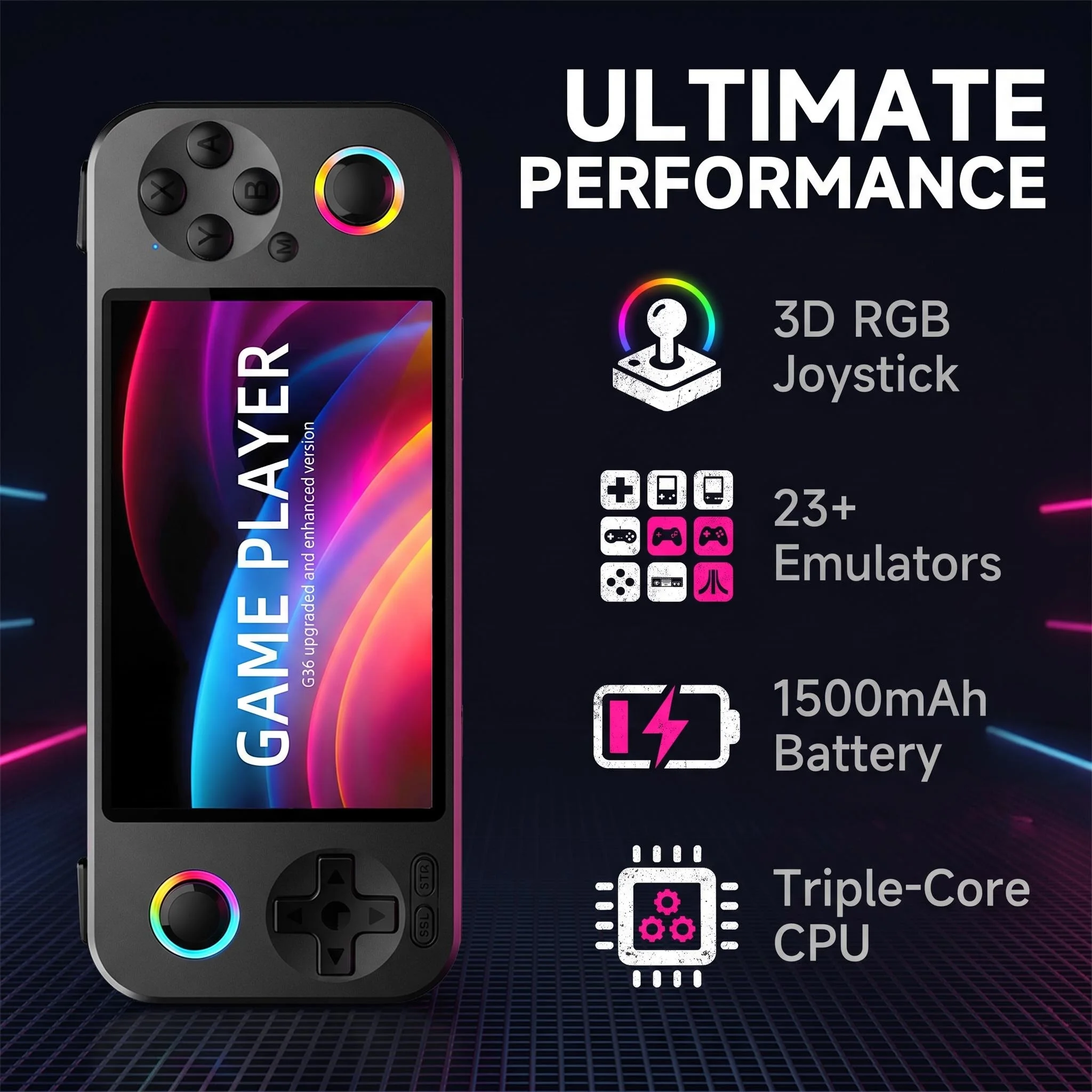4.5 inch Portable Game Linux Device Gaming Games Handheld Game Handheld Game Console Retro Gaming Device Handheld Game Player