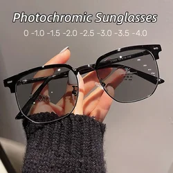Очки солнцезащитные женские фотохромные с близорукостью от 0 до-4,0