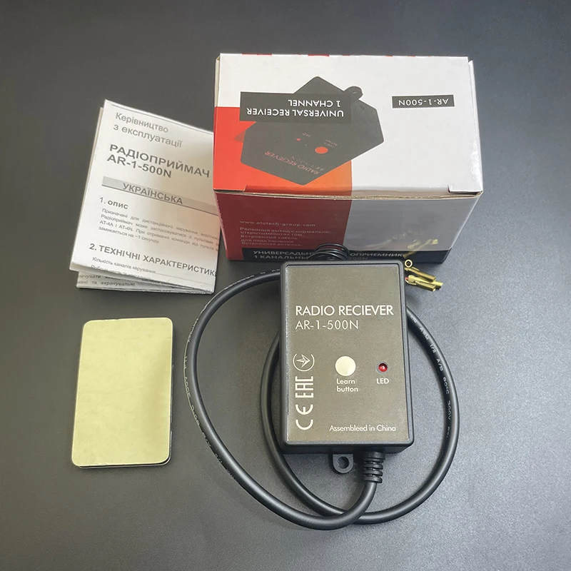 ALUTECH AT-4N AR-1-500N Gate Remote Control Receiver 12V-24V 433.92MHz AT-4N Automatic Barrier Remote Control Garage Switch