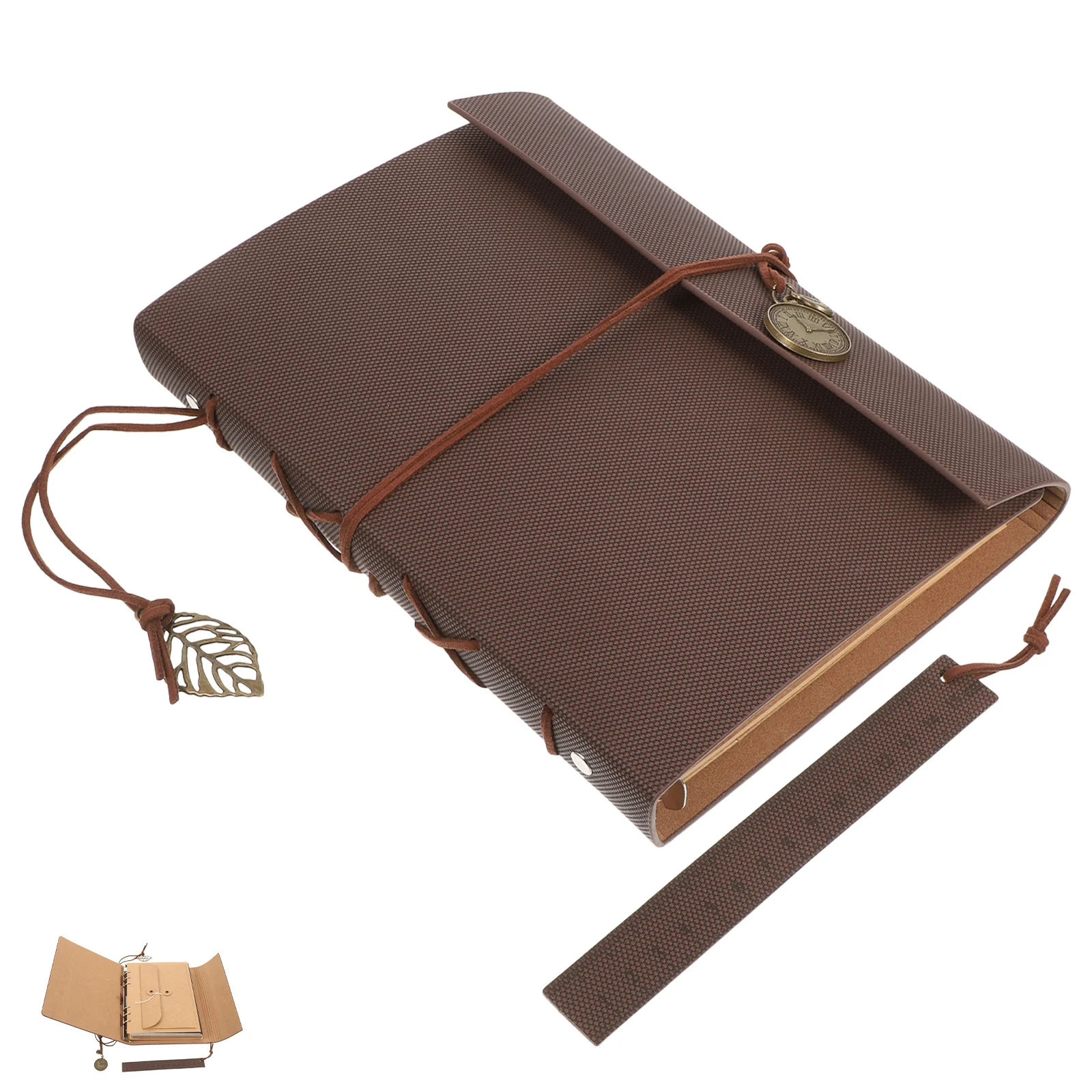 

Vintage Photo Album Self-Adhesive Picture Holder Portable Small Album Book For Family Scrapbook Diy Photocard Storage