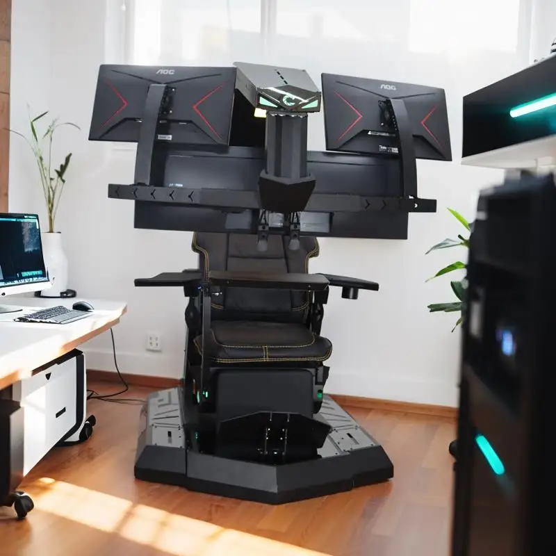 Intelligent massage e-sports chair table integrated zero gravity game warehouse