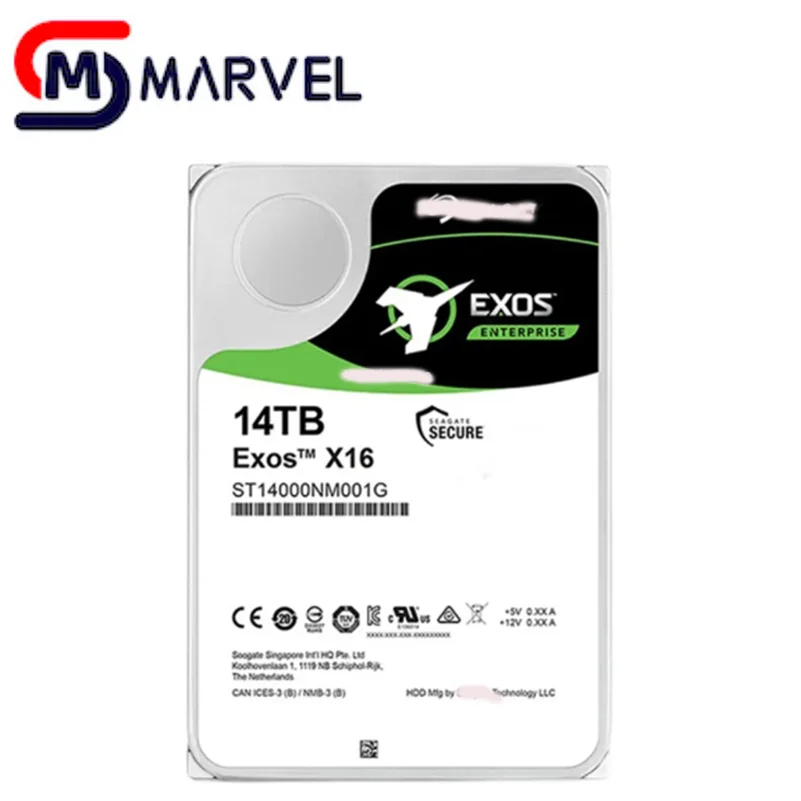 

FOR ST14000NM001G 14TB Exos X16 512e 3.5" SATA 6Gb/s Enterprise Hard Drive