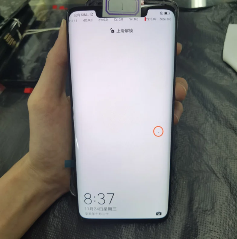 100% Original Super AMOLED For Huawei Mate 20 Pro LCD Display Without Frame No Fingerprint With One Line Or Dot For Mate 20 Pro