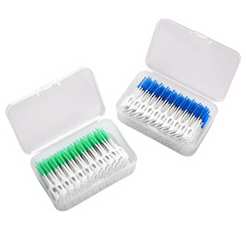 20/40/100 Pcs Interdental Brush Cleaning Soft Rubber Teeth Dental Tools Cleaning Between Teeth Toothbrush Oral Hygiene Care Tool