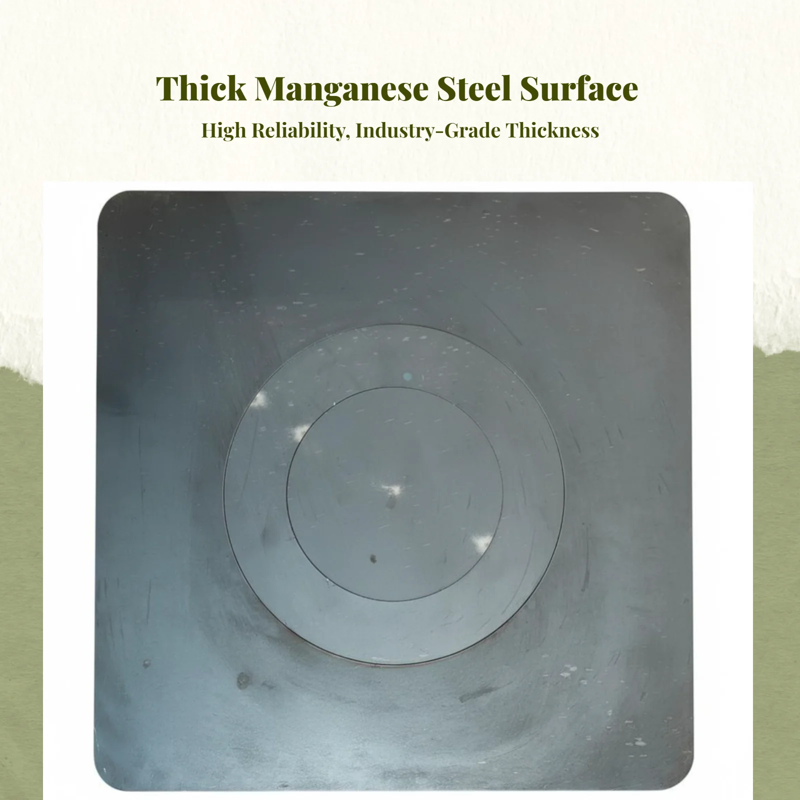 

Thickened Stove Ring, Square Panel, Kitchen Outdoor Use