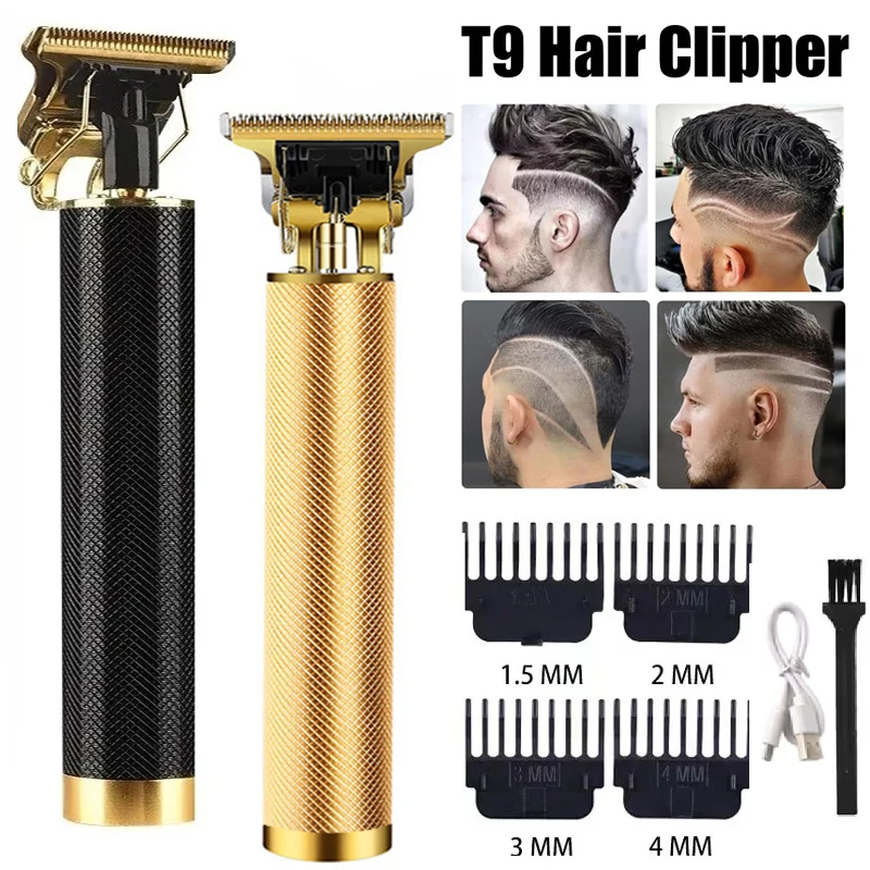 Vintage Hair Clipper Cordless Trimmer portable USB Fast Charging Hair Cutting Machine Electric Shaver Barber Professional Barber image 2