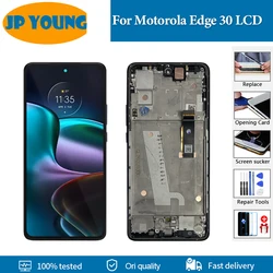100% Original 144hz'' LCD For Motorola Edge 30 LCD Display Touch Screen Assembly Digitizer For Moto Edge 30 XT2203-1 Replace