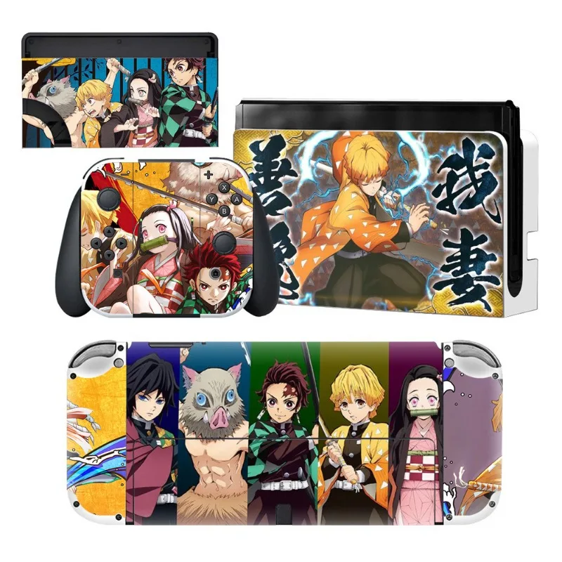 

Demon Slayers Suitable for Nintendo Switch OLED Stickers NS Stickers Switch Pain Stickers Scratch Resistant and Protective Film