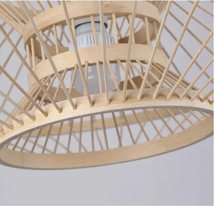 

Creative Chinese Style Bamboo Art Restaurant Hanging Lamp Hot Pot Restaurant Lamp Homestay Bedroom Living Room Tea Room Lamps