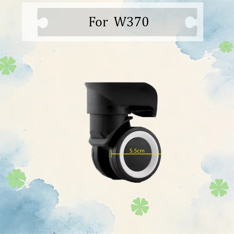 

For W370/W370-2 Premium Luggage Wheels 360° Rotation Ultra-Quiet Heavy Duty Universal Suitcase Repair Parts