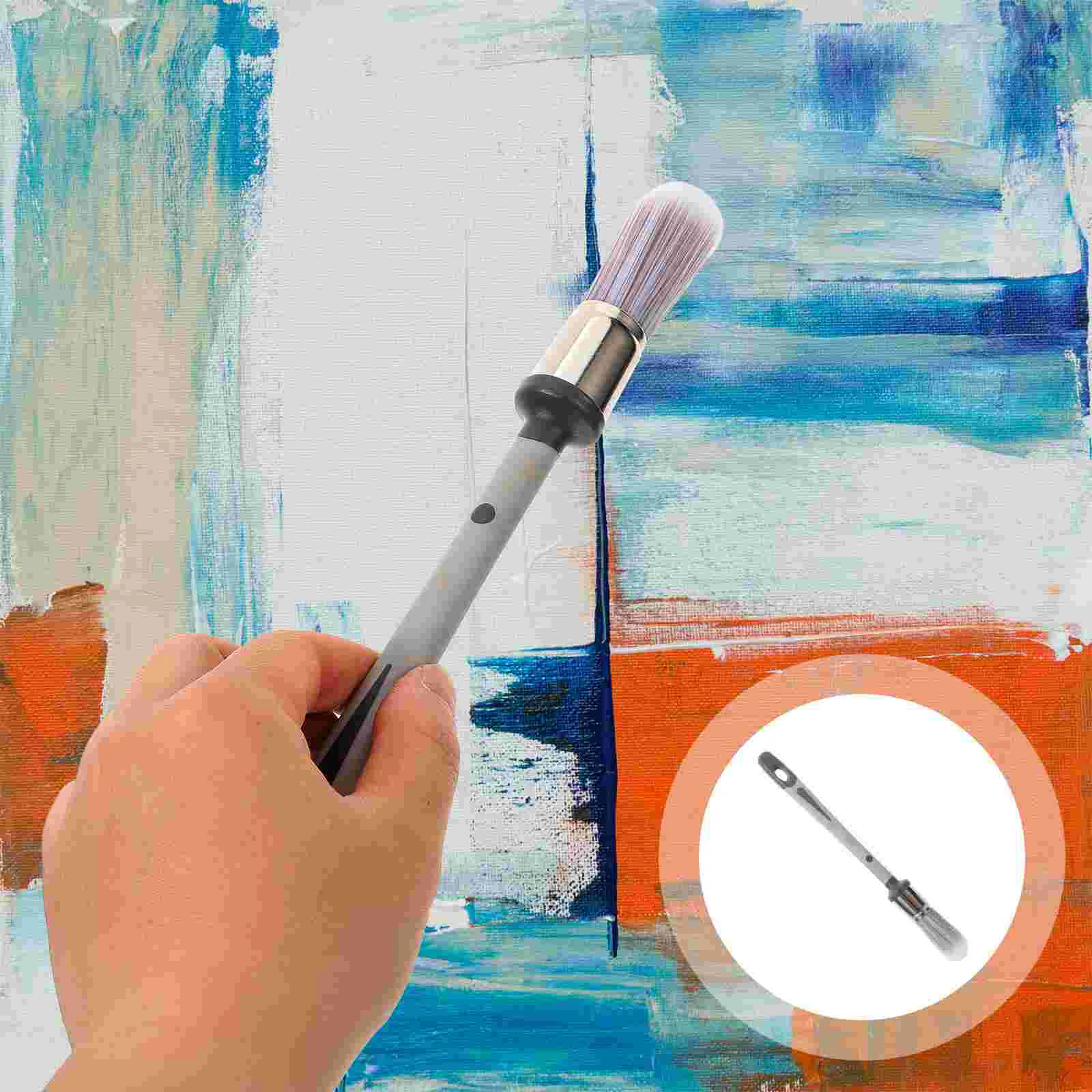 

Paint Brush Oil Brushes Edge Painting Tool Round Head Small Ergonomic Sharpened Wire