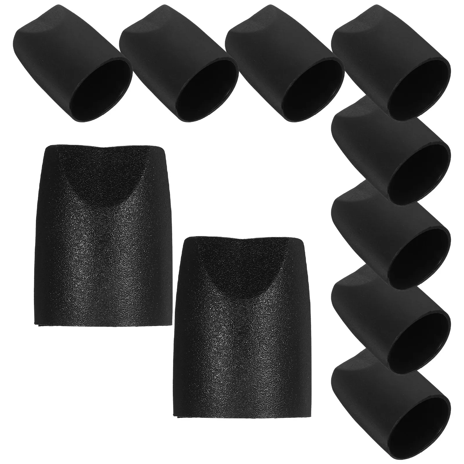 

12Pcs V Shape Folding Chair Leg Caps Heavy Duty Plastic Stabilizers Replacement End Covers for Metal Padded Folding Chairs Non