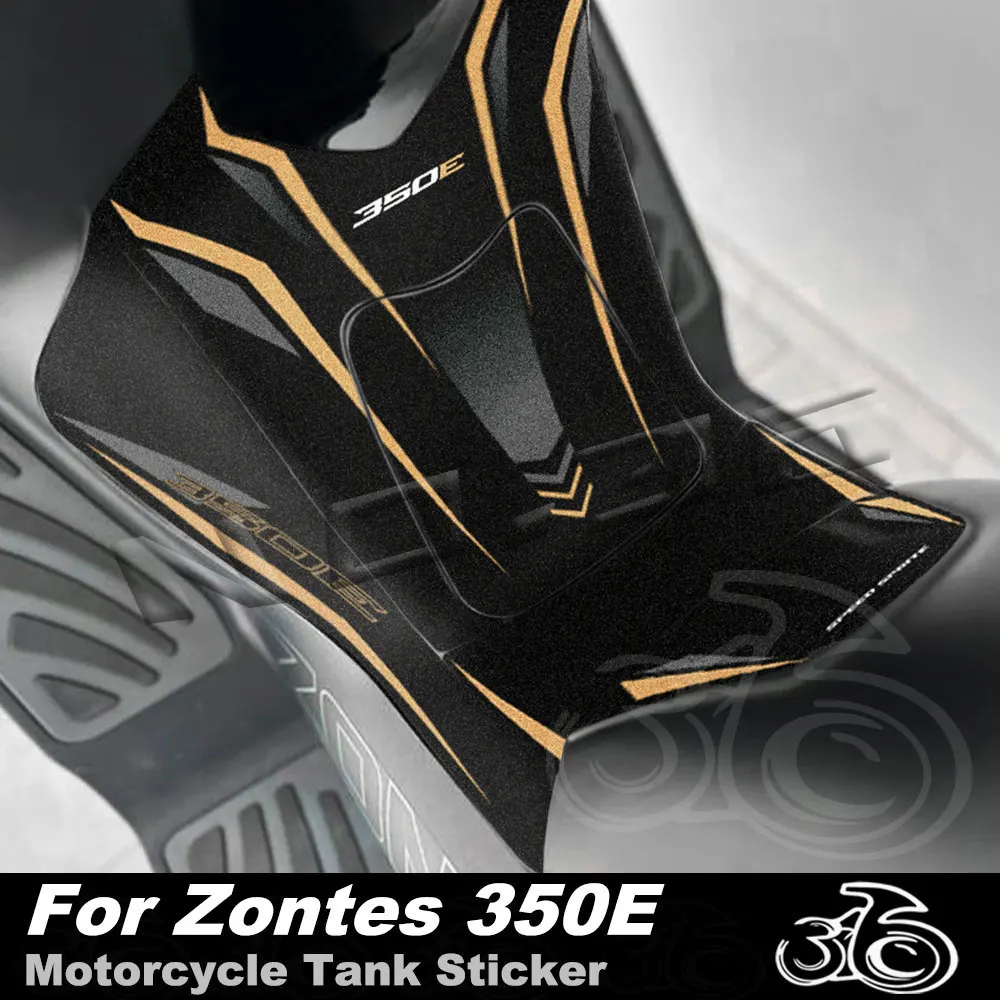 

For Zontes 350E 350 E Motorcycle Tank Pad Stickers Scooter Protector Traction Decals Accessories Waterproof