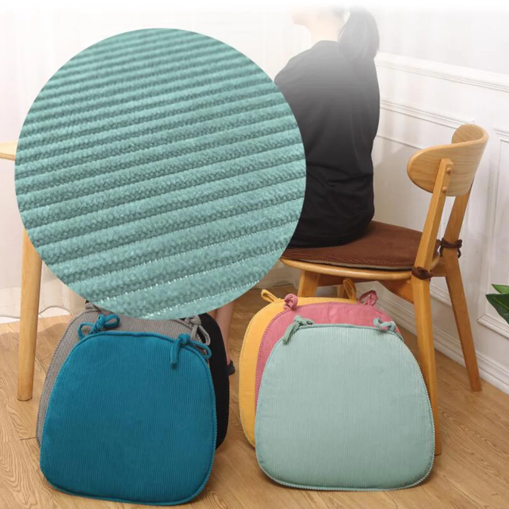 

2Pcs Chair Cushions Universal Soft Seat Pads Thickened Comfortable Office Dining Room Seat Cushion Pad Anti-Slip for Home